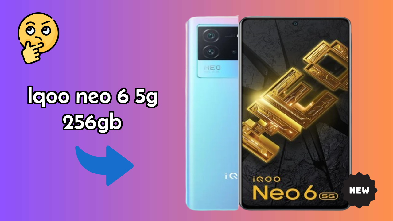 IQOO Neo 6 5G 256GB at ₹22,990 - Complete Specifications