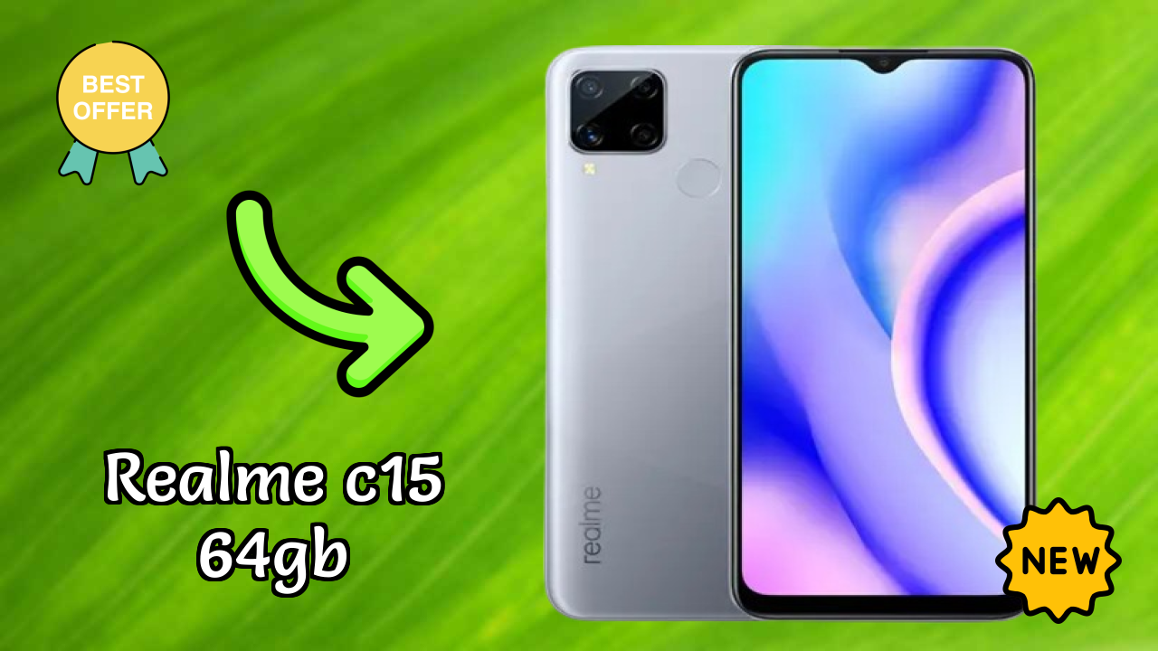 Realme C15 64GB at ₹8,366 - Best Features Explained