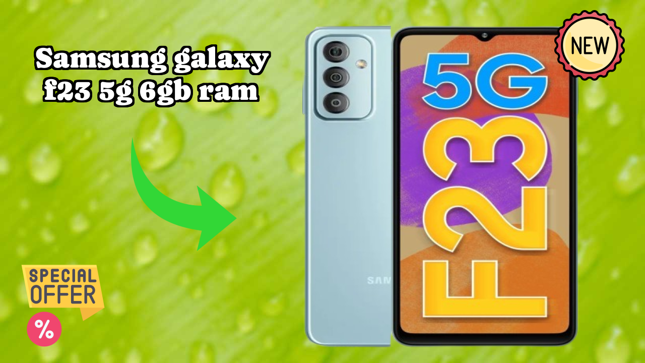 Samsung Galaxy F23 5G 6GB RAM Display Analysis: 6.6 Inches (16.76 Cm) Screen