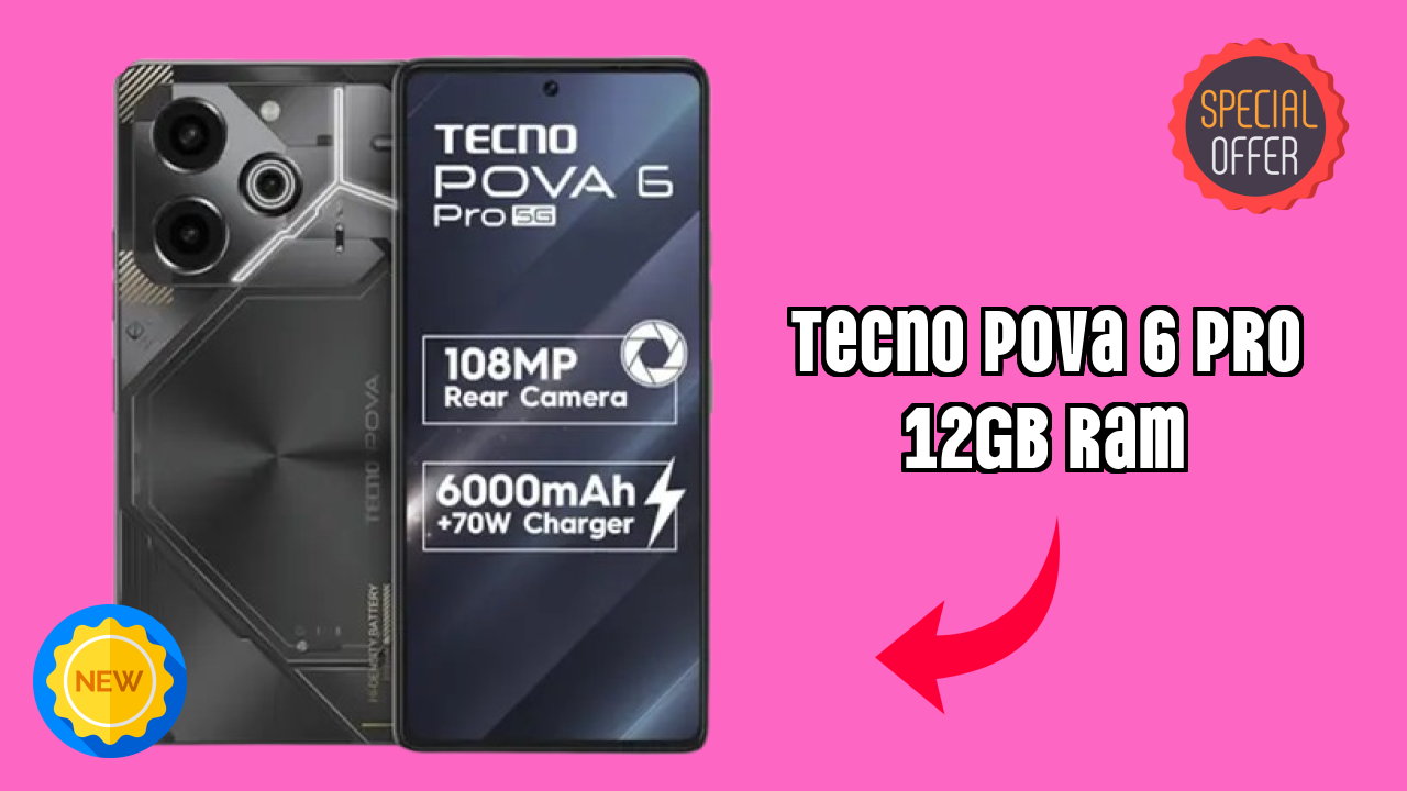 Tecno Pova 6 Pro 12GB RAM Display Review: AMOLED Screen Size